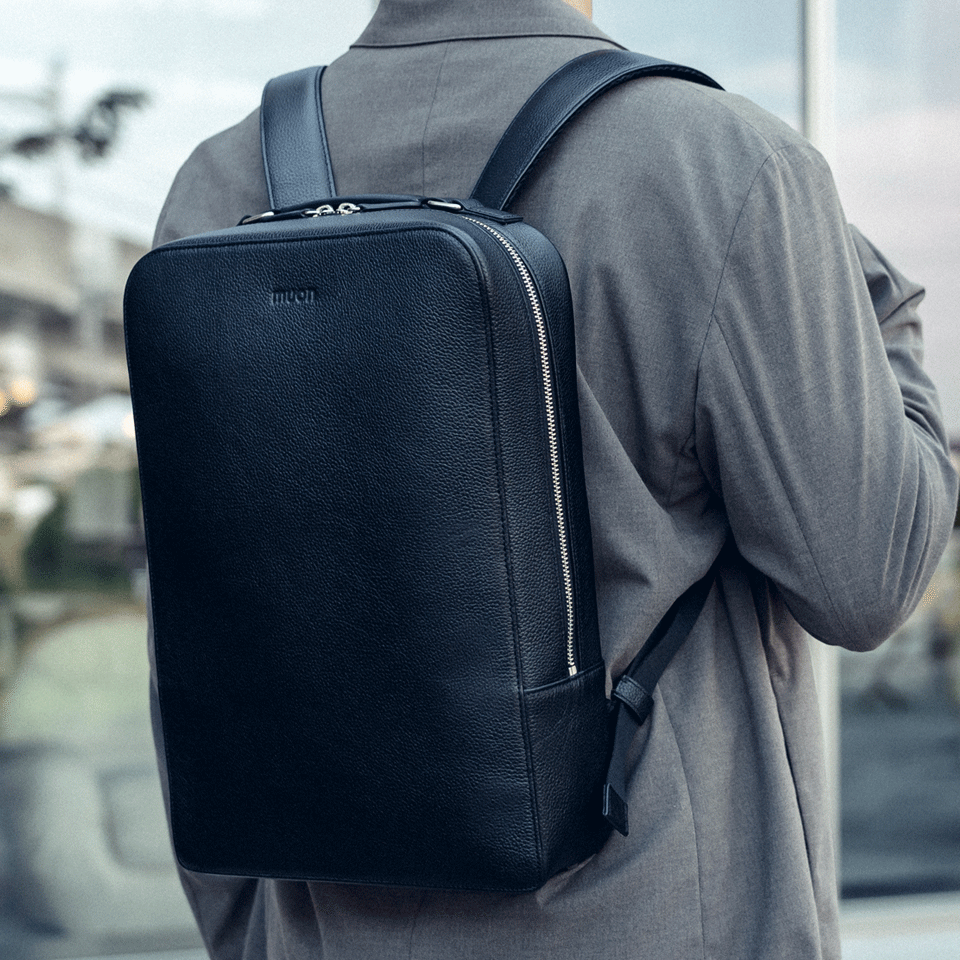 muon The Backpack ブラック リュック ユニセックス THE Backpack - Black | muon公式オンラインストア